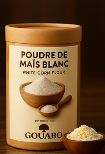 Poudre de maïs blanc
